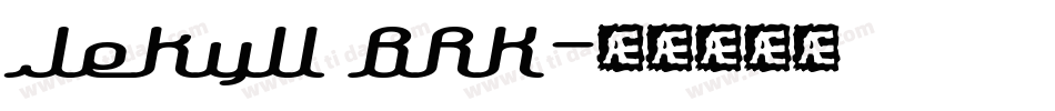 Jekyll BRK字体转换